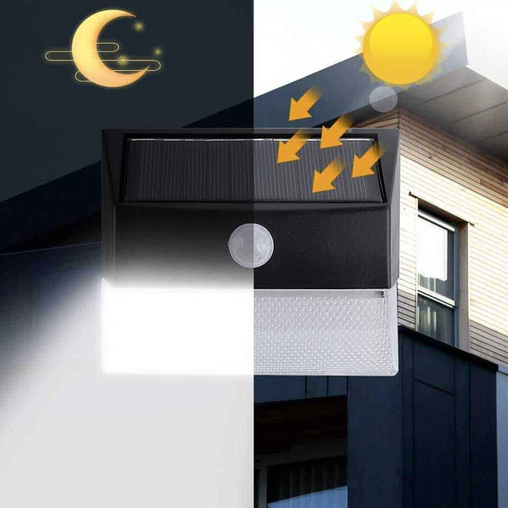 Aplique Exterior Solar Set De 2 Piezas