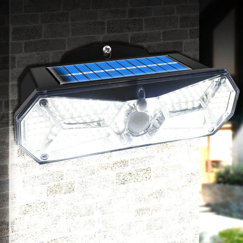 Aplique Solar Exterior Con Detector De Movimiento (158 Led)
