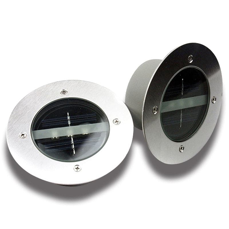 Baliza Solar Led Exterior Para Enterrar (Acero Inoxidable)