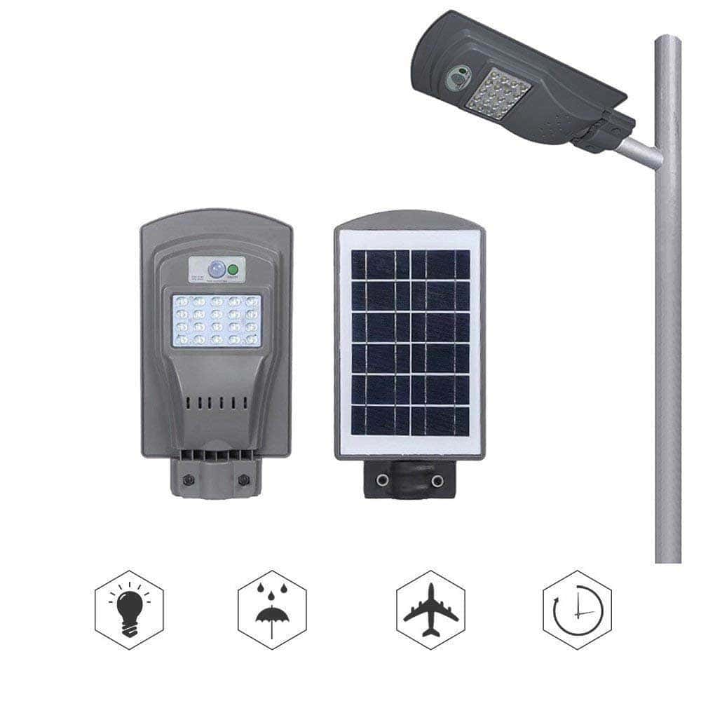 Farola Led Solar Mono Bloque 20 Watt