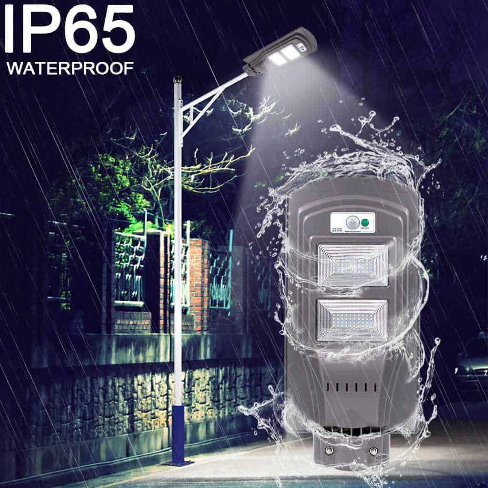 Farola Led Solar Exterior Triple Bloque Led Gris 20/40/60 Watt - Imagen 8