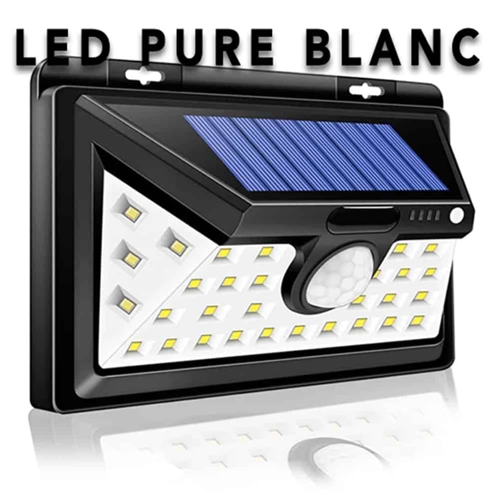 Aplique Solar Exterior Exterior Negro