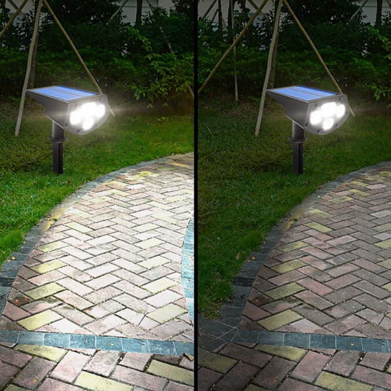 Lampara Solar Estaca De Jardín (1/2/4 Pcs)