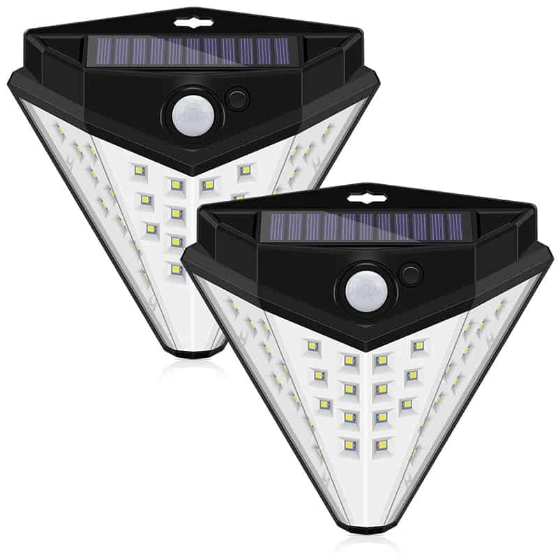 Aplique Solar Exterior Mini 32 Led (Pir)