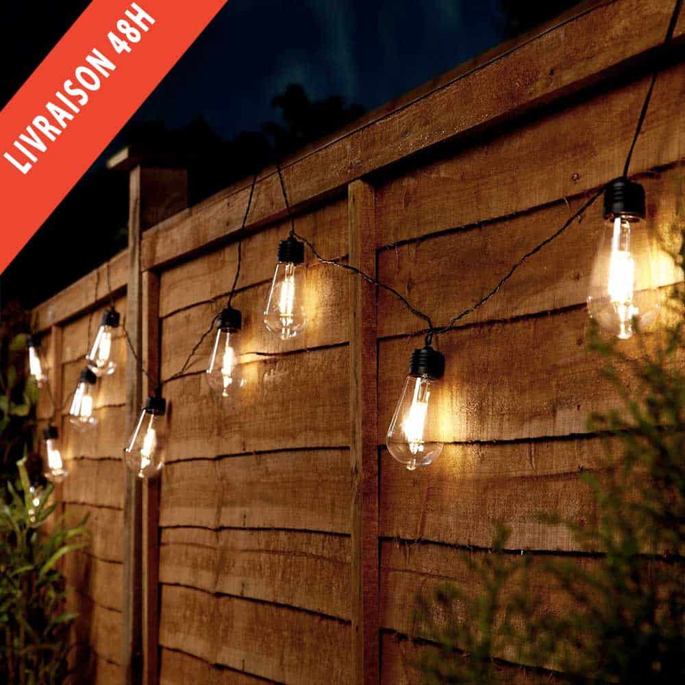 Guirnalda Led Solar 10 Bombilla Tulipán Led