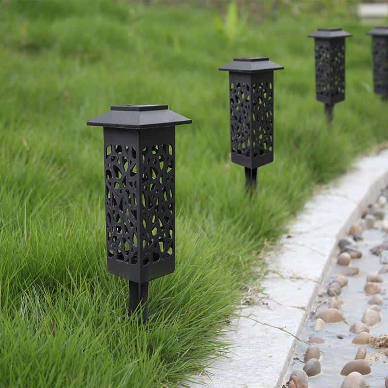 Baliza Solar Exterior "Sombrero Luminoso Negro"