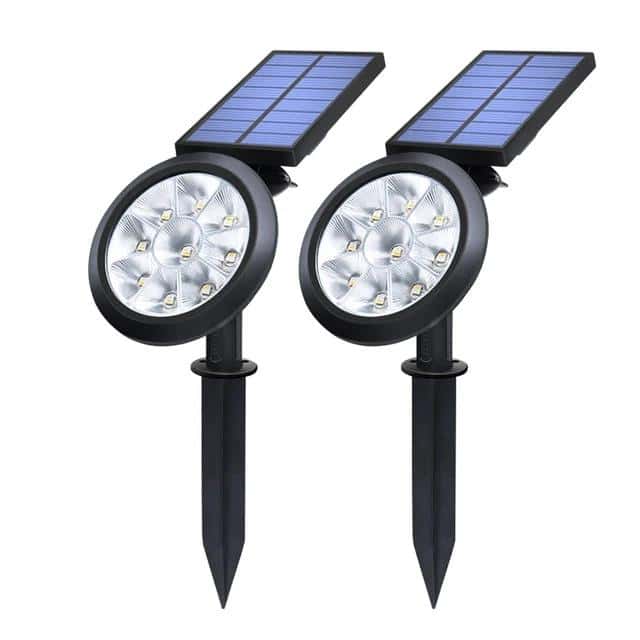 Baliza Solar Exterior "Foco A Estaca 2En1" (9Led)
