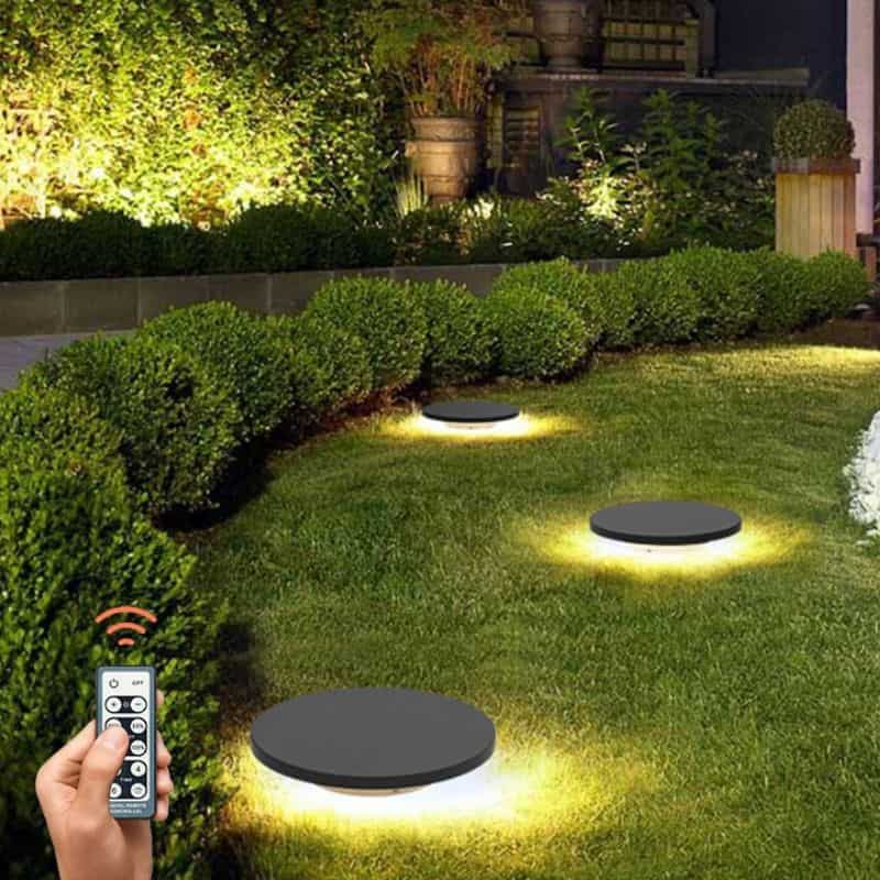 Lampara Solar Diseño Placa De Lujo Para Jardín (Alu)