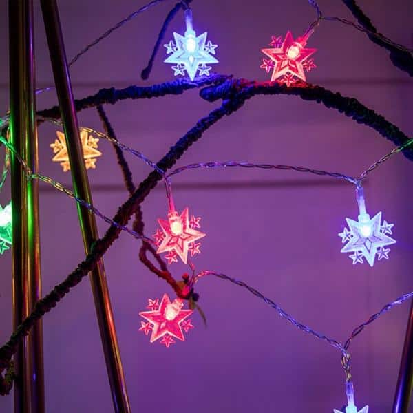 Guirnalda Solar Estrella Luminosa De Navidad