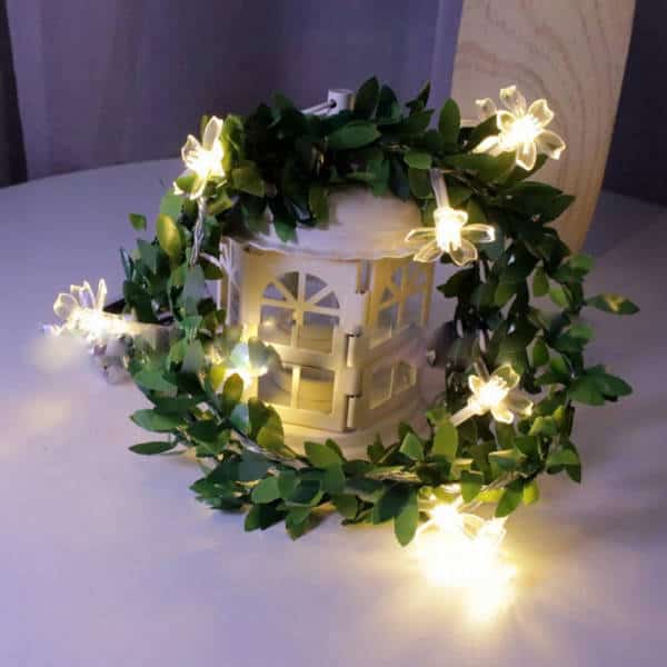 Guirnalda Solar Navidad "Led En Flores De Cerezo"