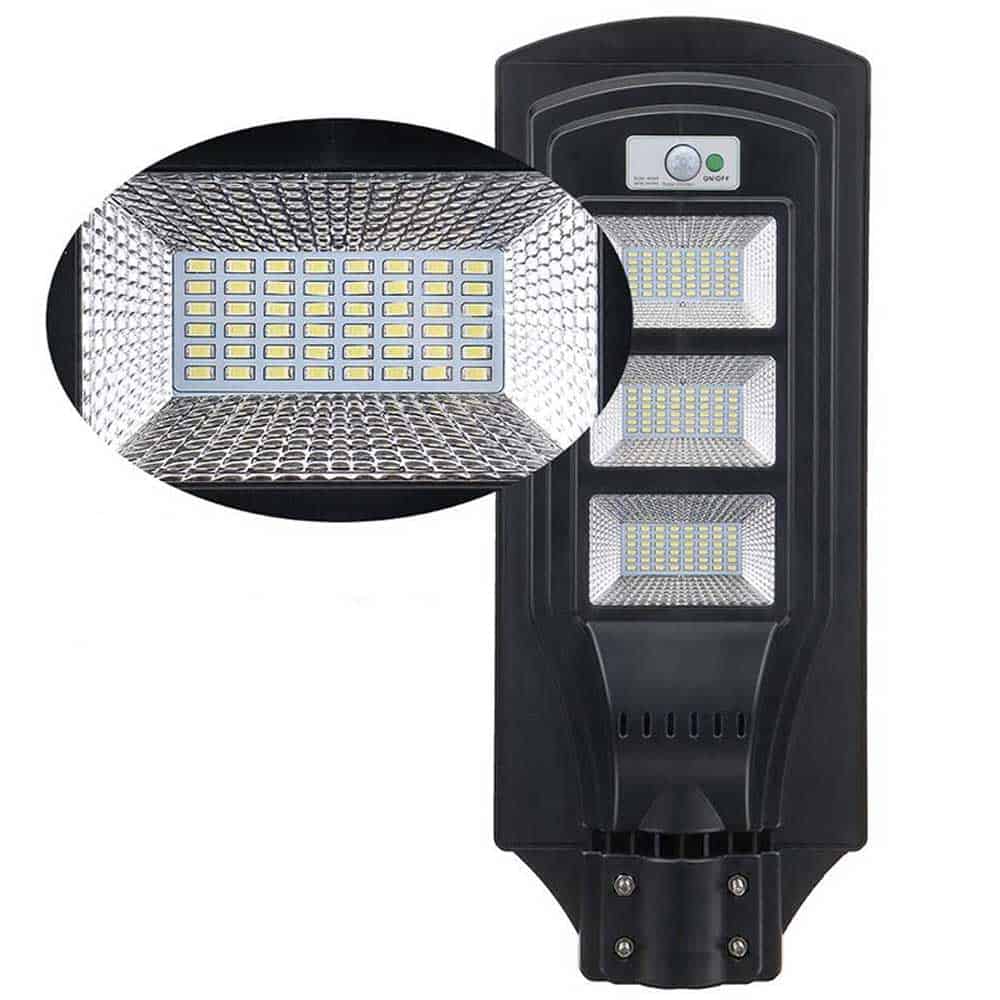 Farola Exterior Solar Triple Foco 20/40/60 Watt
