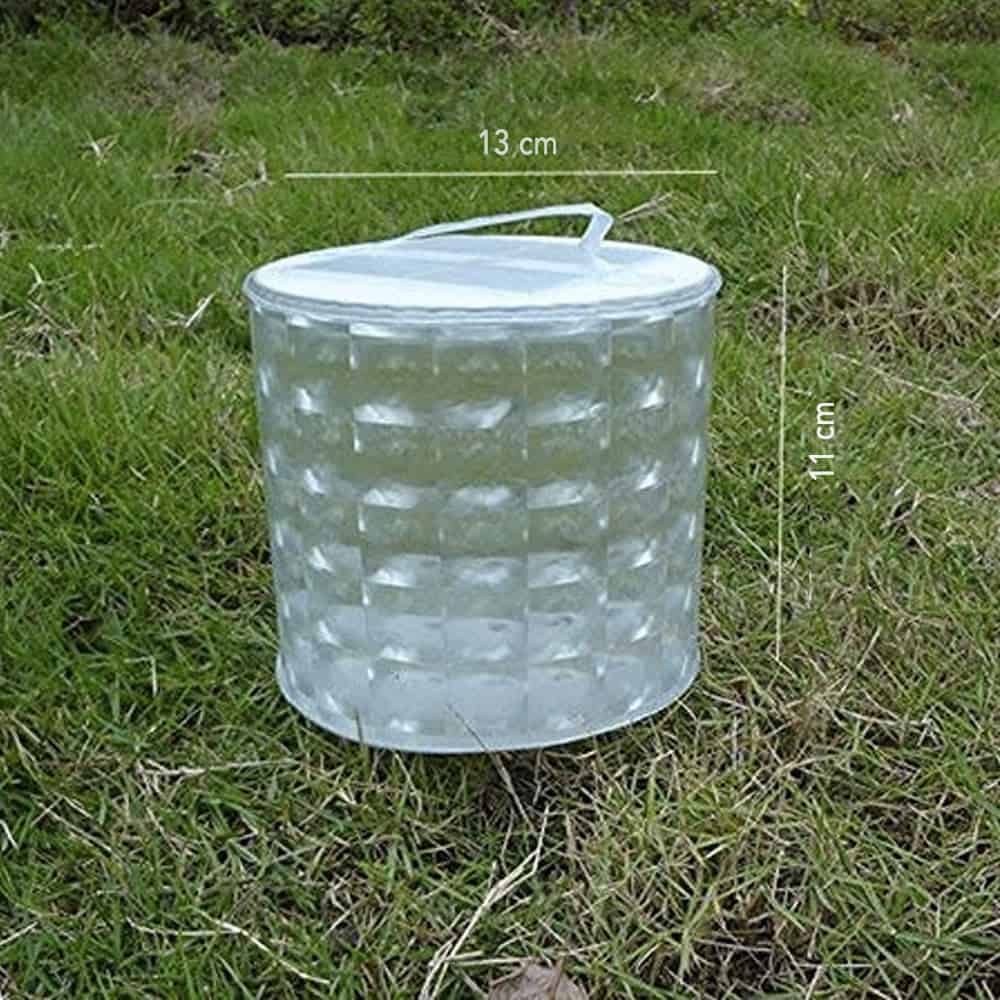 Lampara Solar Camping Inflable Vidrios Opacos