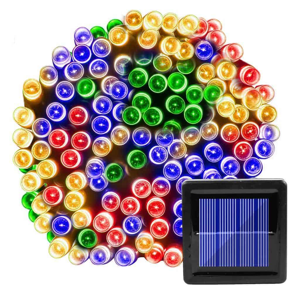 Guirnalda Solar Luz De Hada Multicolor