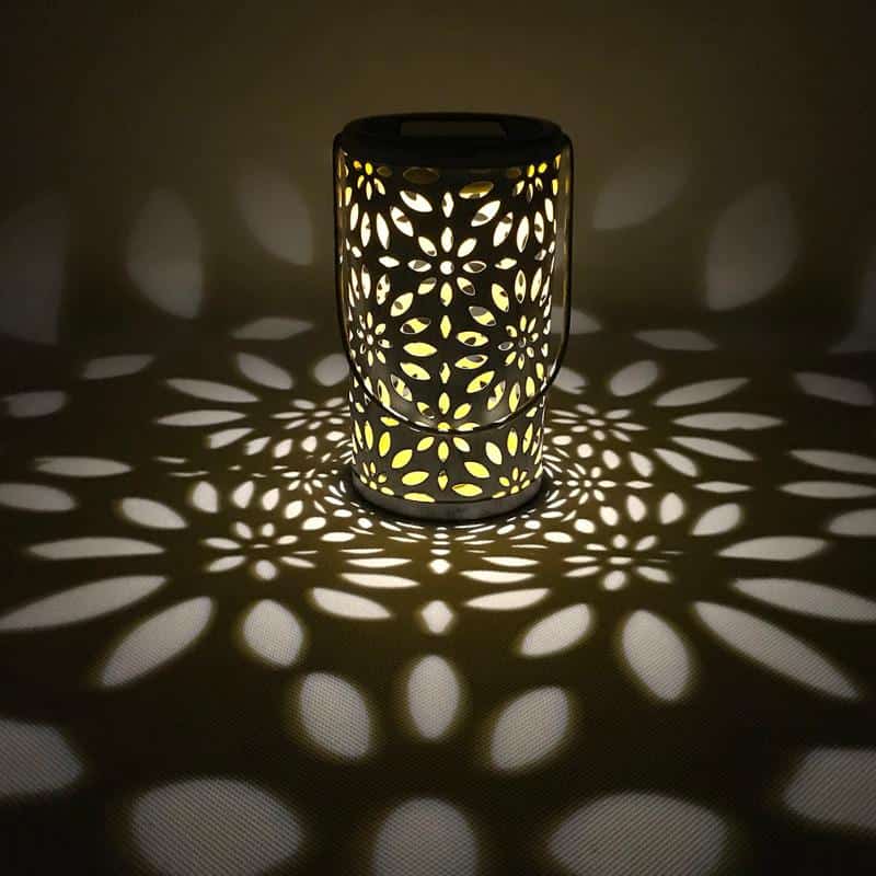 Linterna Solar "Flor Antigua"