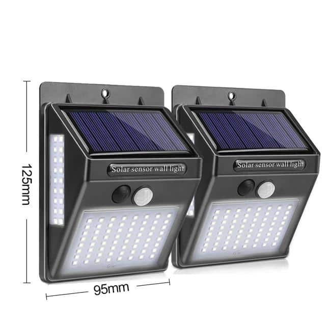 Aplique Solar Exterior "Doble De Pared"