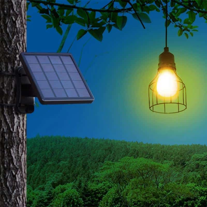 Lampara Solar Exterior "Candelabro"