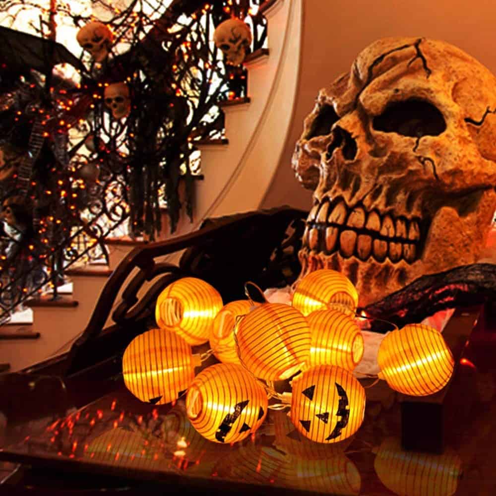 Guirnalda Solar "Calabaza De Halloween"
