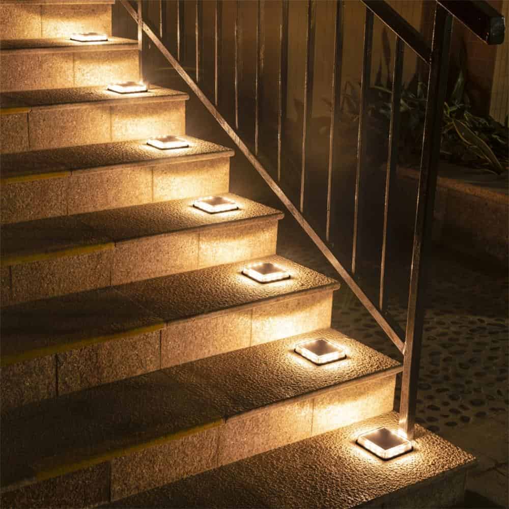 Lámpara Solar Exterior En Suelo "Super Robusto" (4 Pcs)