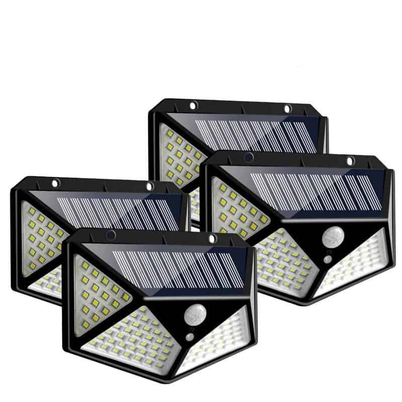 Aplique Solar Exterior 270° (4 Pcs)