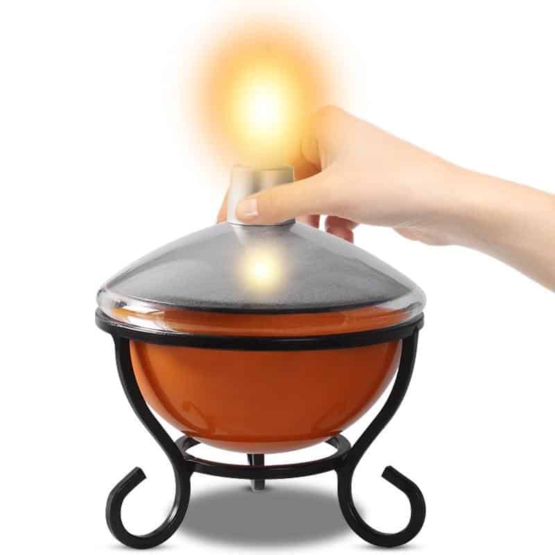 Solar Lampara De Mesa "Llama De Vela Led"