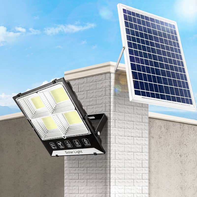 Proyector Solar Super Led A Cuatro Lados 300 Watts (Control Remoto)
