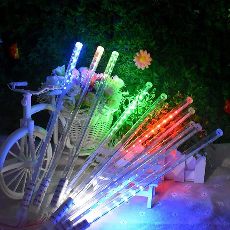 Guirnalda Solar Lluvia De Meteoros Multicolor