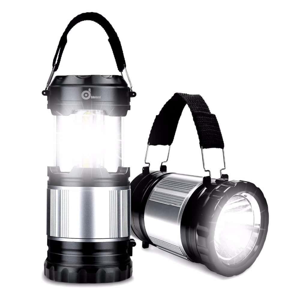 Lampara Solar Linterna De Camping 2 En 1 Plegable