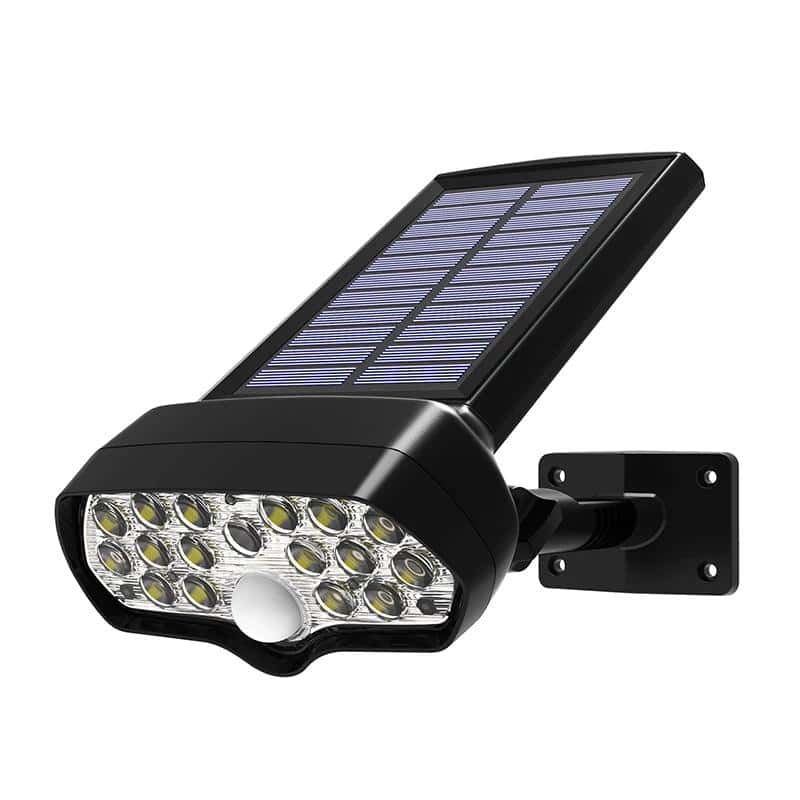 Lampara Solar Exterior Jardín Led Tiburón