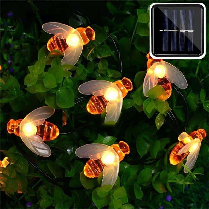 Guirnalda Luz Solar Exterior "Abeja De Navidad"