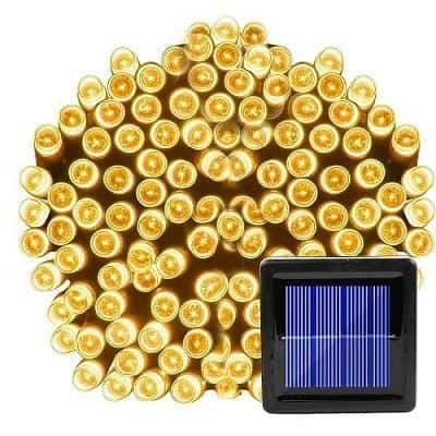 Guirnalda Solar Luz De Hada Amarilla